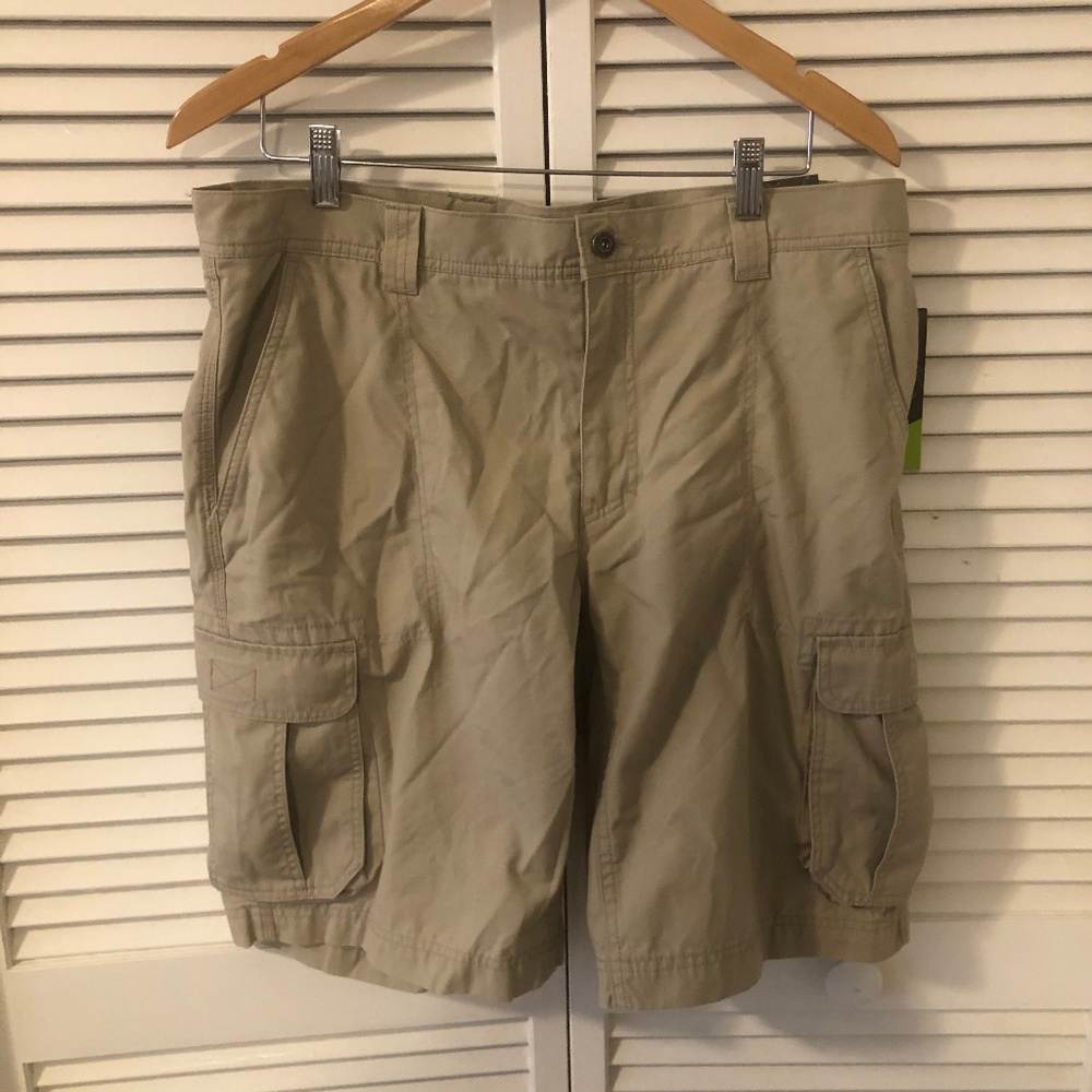 Men's KOPPEN Cargo Shorts Khaki Hydro Tech